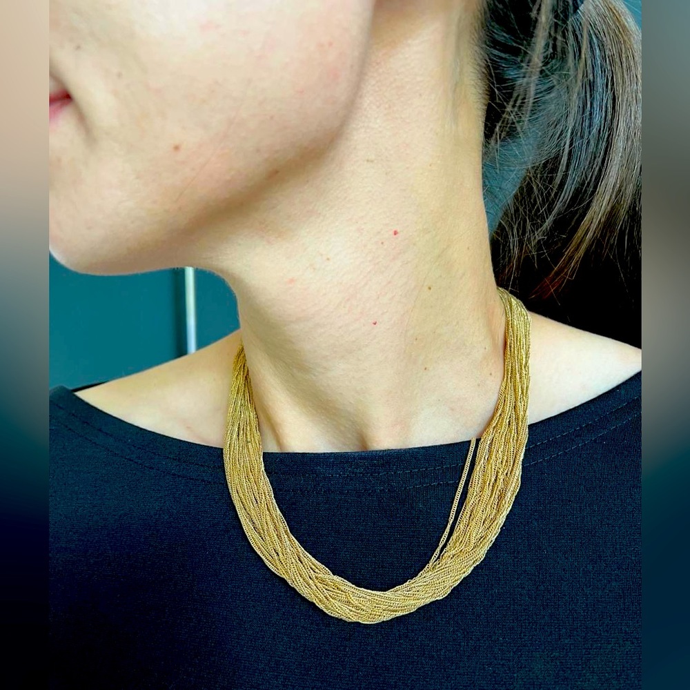 Bcbg Gold Layered Necklace 12$